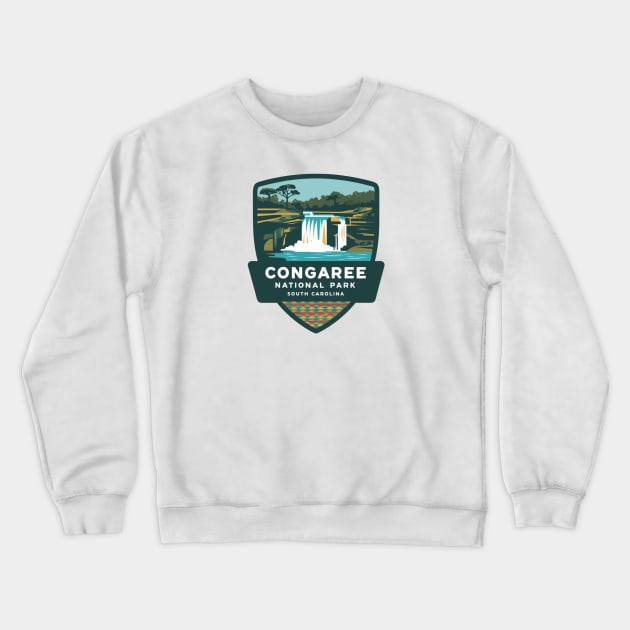 Congaree National Park Waterfalls Crewneck Sweatshirt by Perspektiva